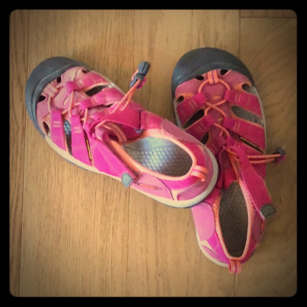 Pink water shoes